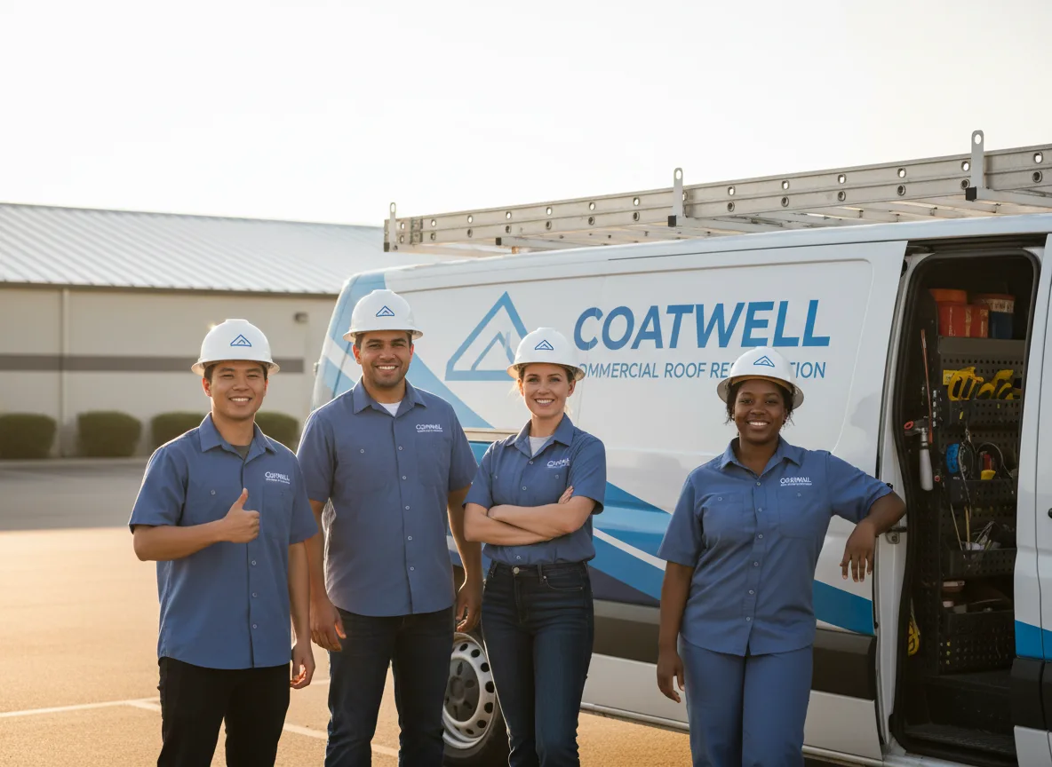 Commercial roof coating company in Redfox, KY